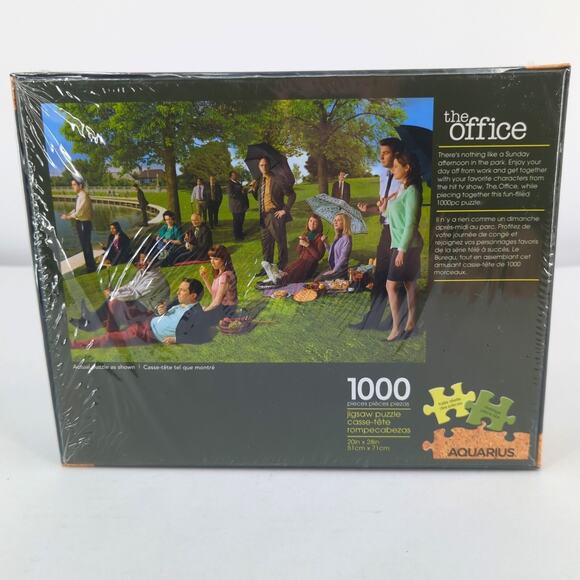 NEW The Office Sunday Afternoon 1000 Piece Jigsaw Puzzle by Aquarius 20" x 28" S - Picture 2 of 7